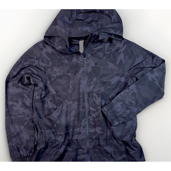 lululemon athletica Jackets & Blazers - Lululemon Jacket Women Sz 4 Face Forward Incognito Camo Athletic LW4AVRS